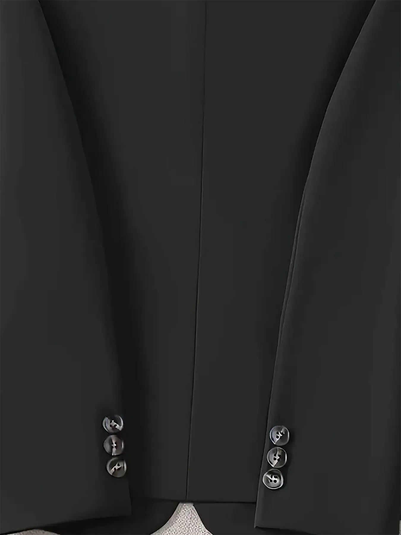One-Button Blazer with Pockets - Image 7