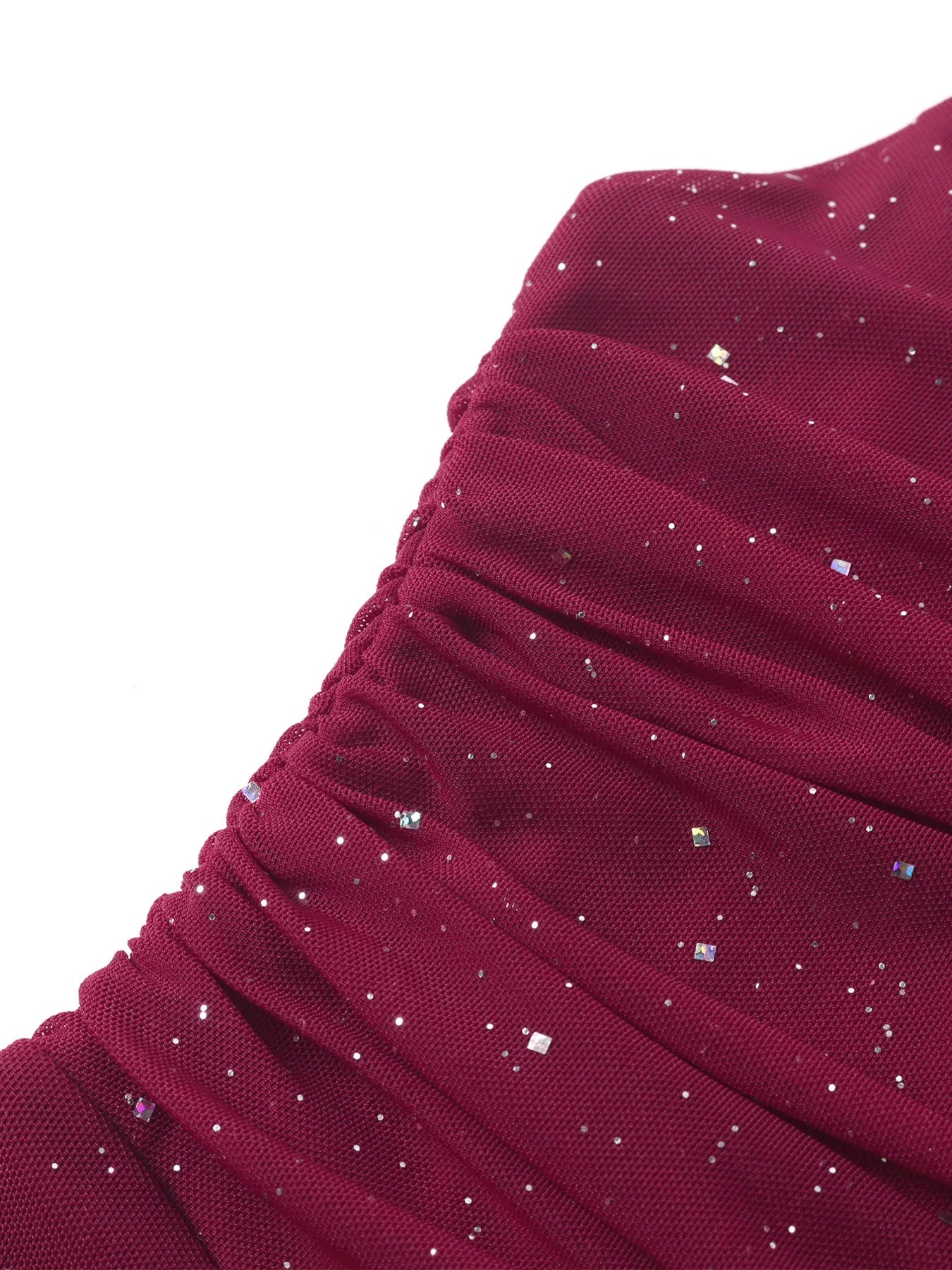 Glitter Tube Mermaid Maxi Dress - Image 15