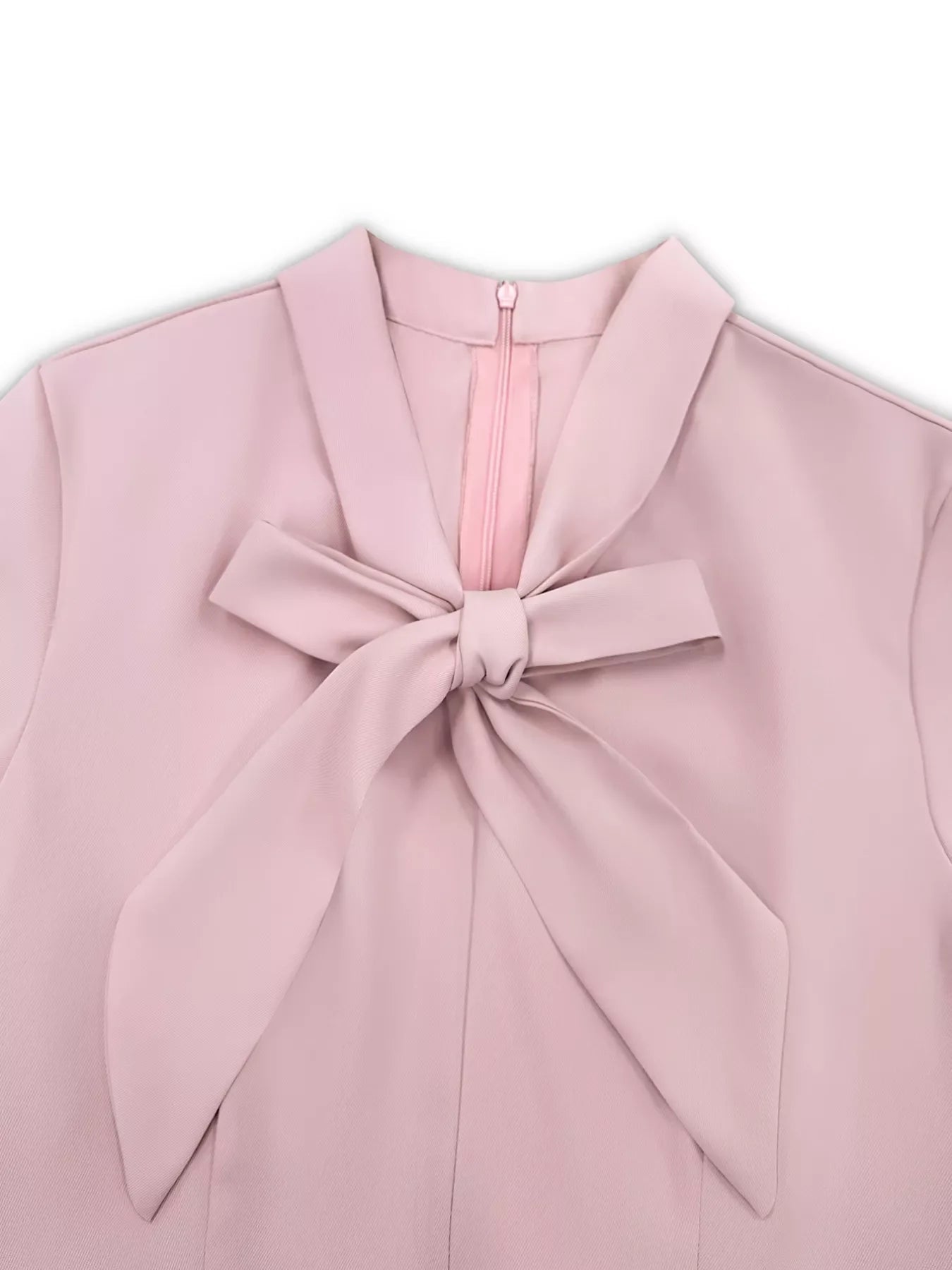 Bow-Knot Long Sleeve Mermaid Dress - Image 5
