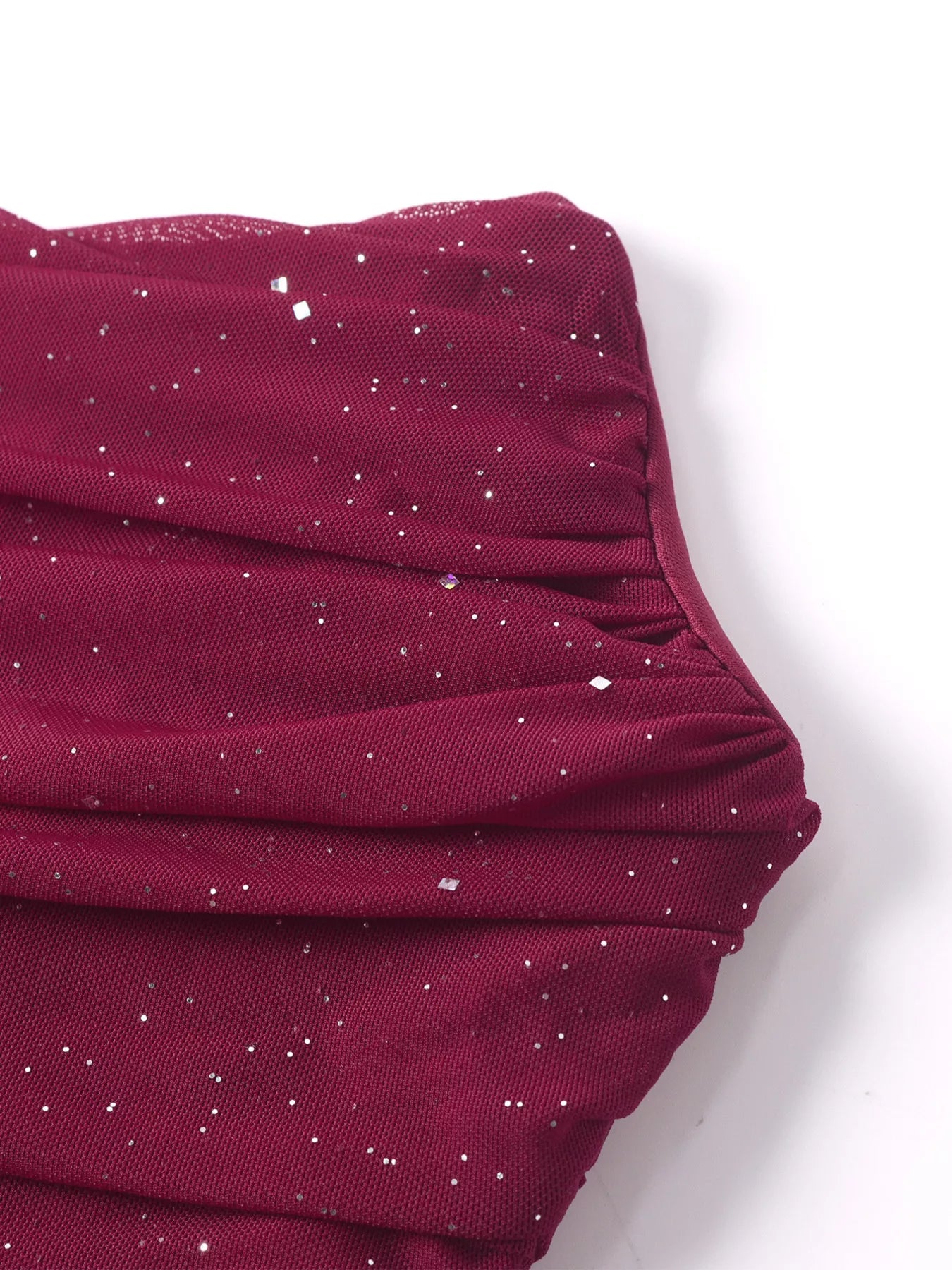 Glitter Tube Mermaid Maxi Dress - Image 16