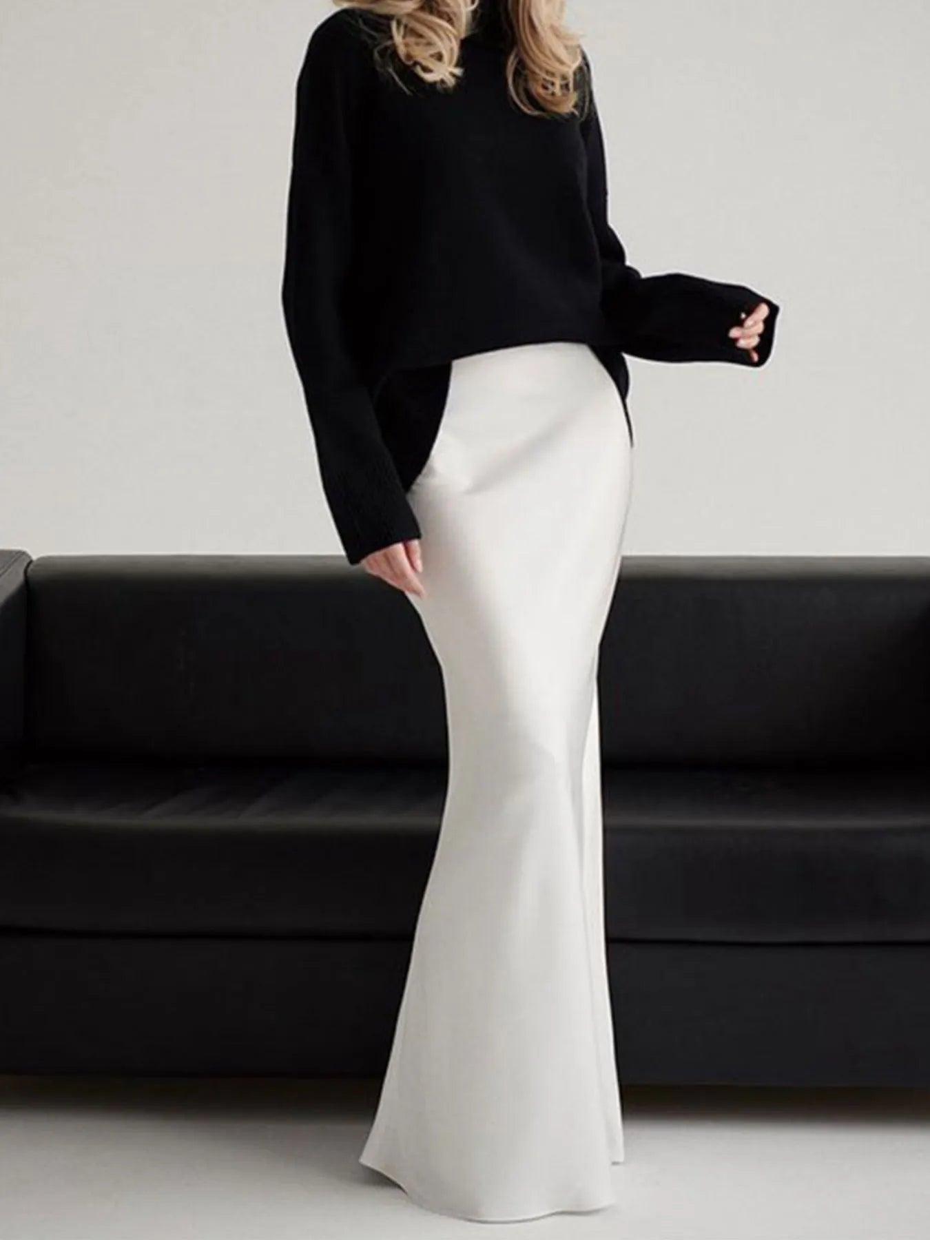 High-Waisted Maxi Skirt - Image 12