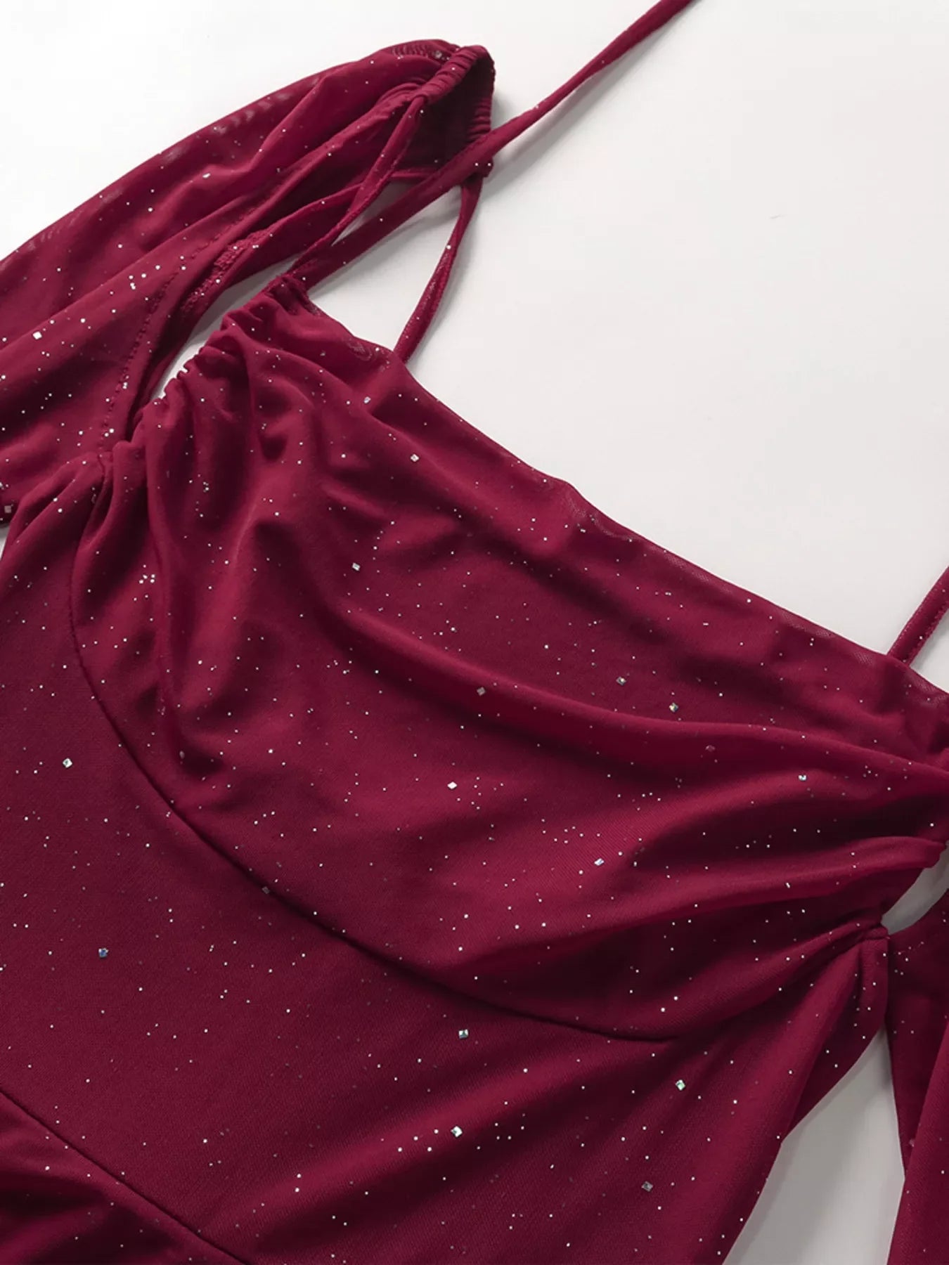 Glitter Slit Maxi Dress - Image 24