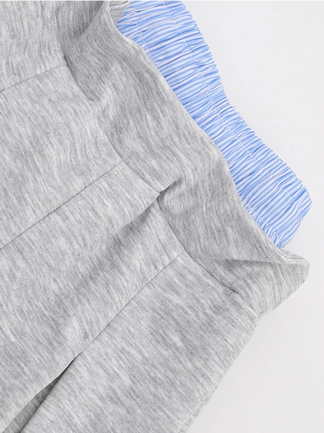 Drawstring Pleated Mini Skirt - Image 4